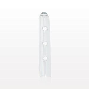 Instrumentenschutzkappe, belüftet, transparent, 3,2x25,4 mm, 10 Stck.
