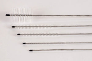 Reinigungsbürste für Hohlrauminstrumente, Kopf 7,0 x 100 mm, Länge 650 mm, Edelstahlschaft,  5 Stck.