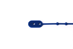 Kabelbinder aus Silikon rund, blau, Länge 110 mm 100 Stck.