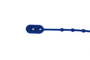 Kabelbinder aus Silikon rund, blau, Länge 210 mm 100 Stck.
