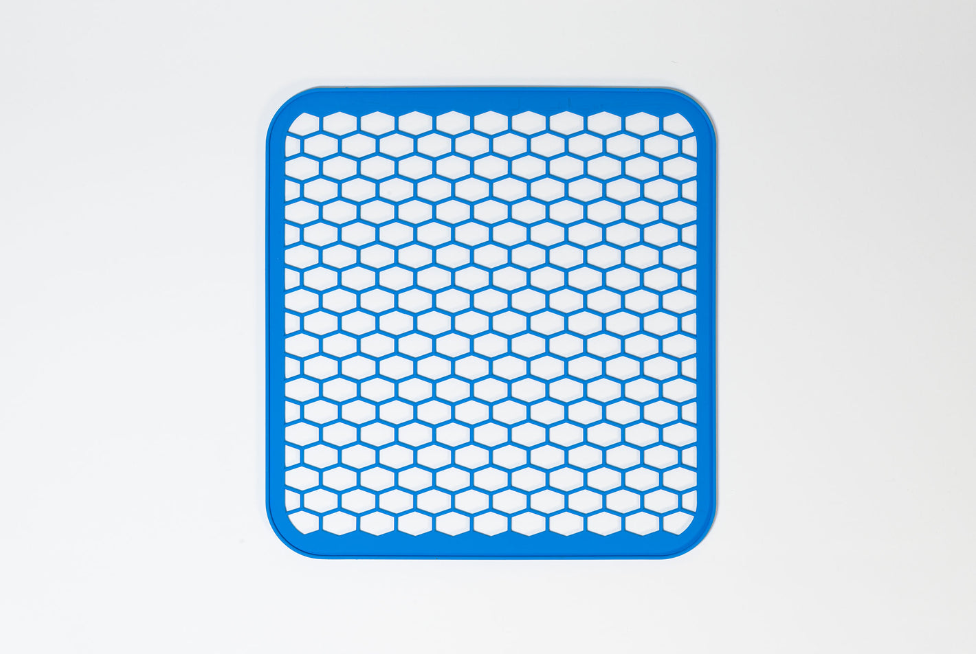 stericlin® Silikonmatte für Lochblechsiebkörbe 1/2 blau, 238 x 248 mm, 1 Stck.