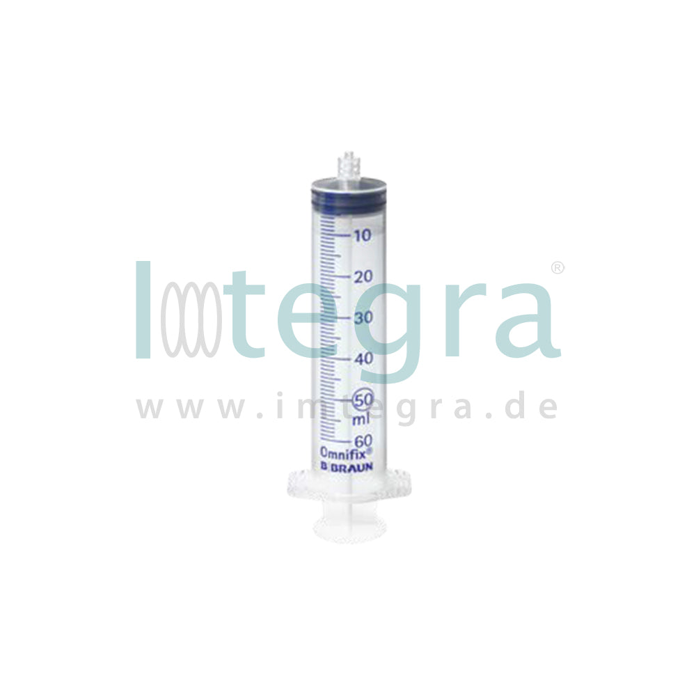 Omnifix® Luer Lock Solo, Einmalspritze-dreiteilig, 50 ml, zentrischer Konus, 100 Stck.