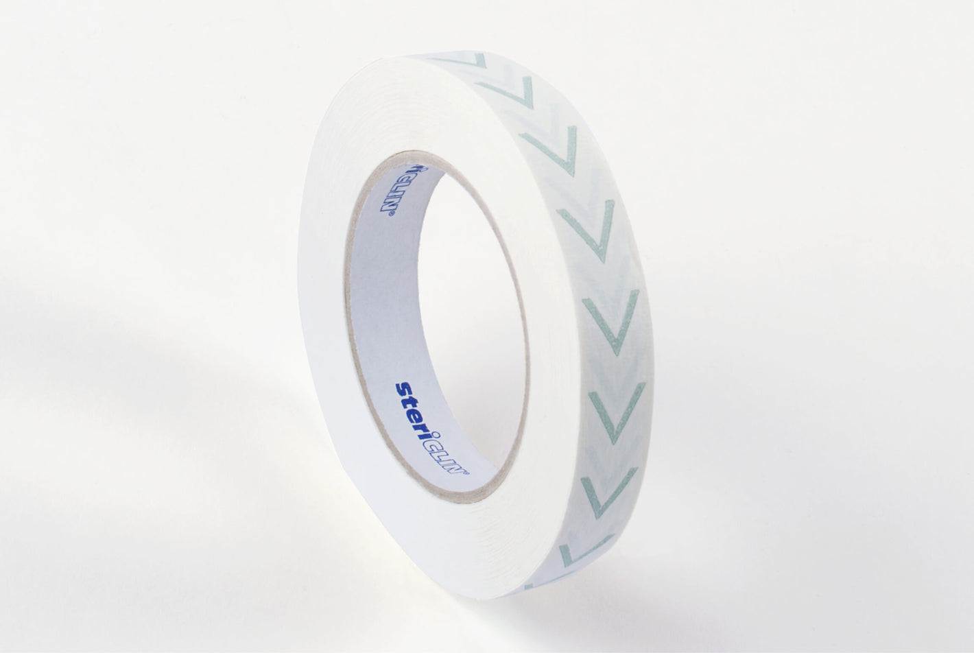 Klebeband weiss mit DRY-HEAT-Indikator, 19 mm / 50 m,  48 Rollen