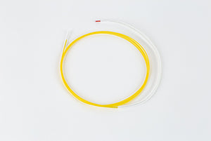 Reinigungsbürste für Endoskope doppelseitig gelb Kopf 5,0 mm, mit 280 mm Pfeifenreiniger, Länge 2.650 mm 50 Stck.
