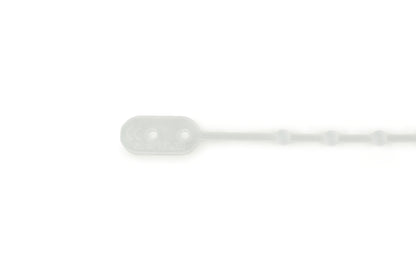 Kabelbinder aus Silikon rund, transparent, Länge 210 mm 100 Stck.