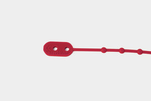 Kabelbinder aus Silikon rund, rot, Länge 210 mm 100 Stck.