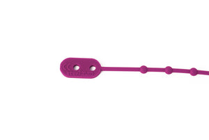 Kabelbinder aus Silikon rund, violett, Länge 210 mm 100 Stck.