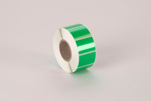 Haftetiketten auf Rolle f. Drucker, aus Folie, zur dauerhaften Kennzeichnung, grün, einf. selbstkl., 40 x 28 mm, Hülse: 40 mm 1000 Stck.