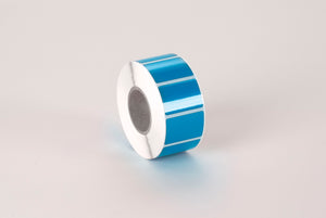 Haftetiketten auf Rolle f. Drucker, aus Folie, zur dauerhaften Kennzeichnung, blau, einf. selbstkl., 40 x 28 mm, Hülse: 40 mm 1000 Stck.