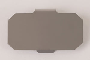 Siebkorbklemmschild aus Edelstahl, 42 x 36 mm, Material: 1.4310 25 Stck.