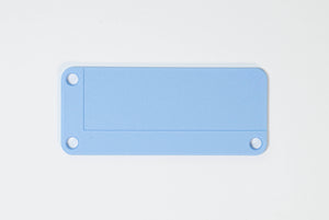 stericlin® Kunststoff (PA) Siebkorbschild, hellblau, 90 x 38mm 100 Stck.