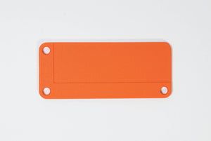 stericlin® Kunststoff (PA) Siebkorbschild, orange, 90 x 38mm 100 Stck.