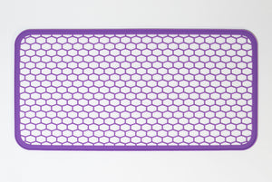 stericlin® Silikonmatte für Drahtsiebkörbe 1/1 violett, 460 x 229 mm,  1 Stck.