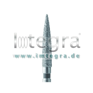 Flamme-Diamant Fräse 1,2 mm für Winkelstück, Schaft 22 mm