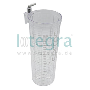 Serres Absaugbehälter 3000 ml, transparent, 1 Stck