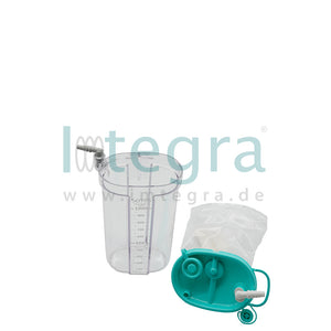 Serres Absaugbehälter 1000 ml, transparent, 1 Stck