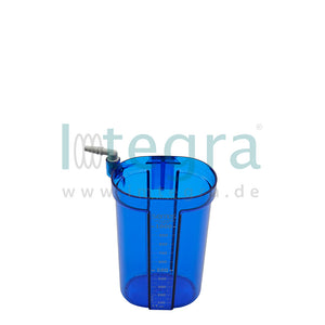 Serres Absaugbehälter 1000 ml, blau-transparent, 1 Stck