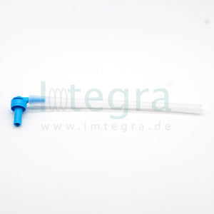 Serres Serien-Schlauch mit Winkel für Überlauf, blau, 1 Stck.